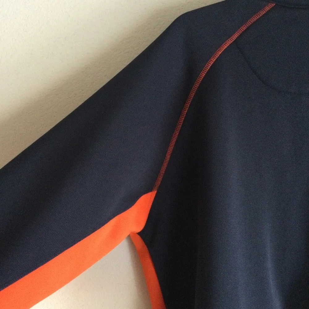 NFL Men’s Chicago Bears Football Fleece Zip Up Jacket Blue Sz XL